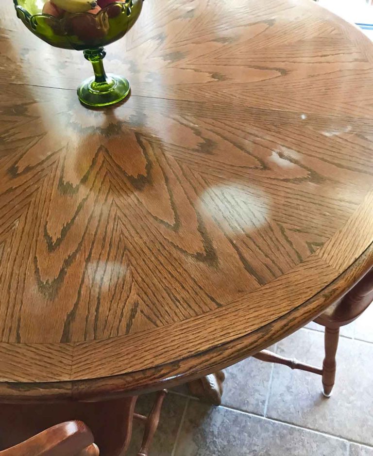 how-to-remove-white-spots-from-wood-table-valid-kitchen