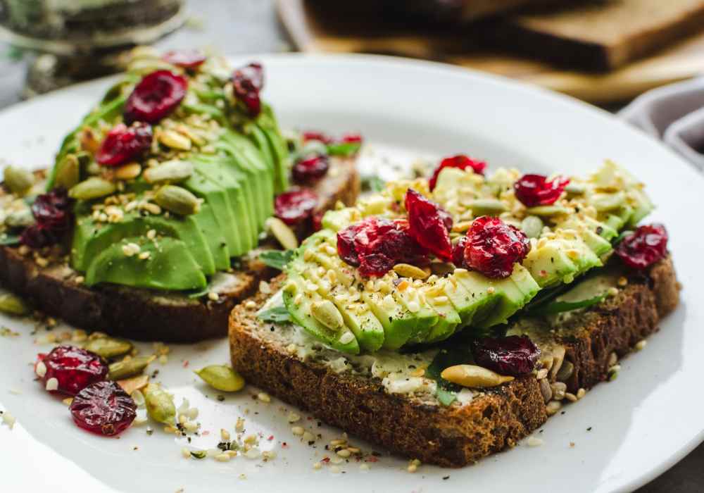 protein added avocado toast